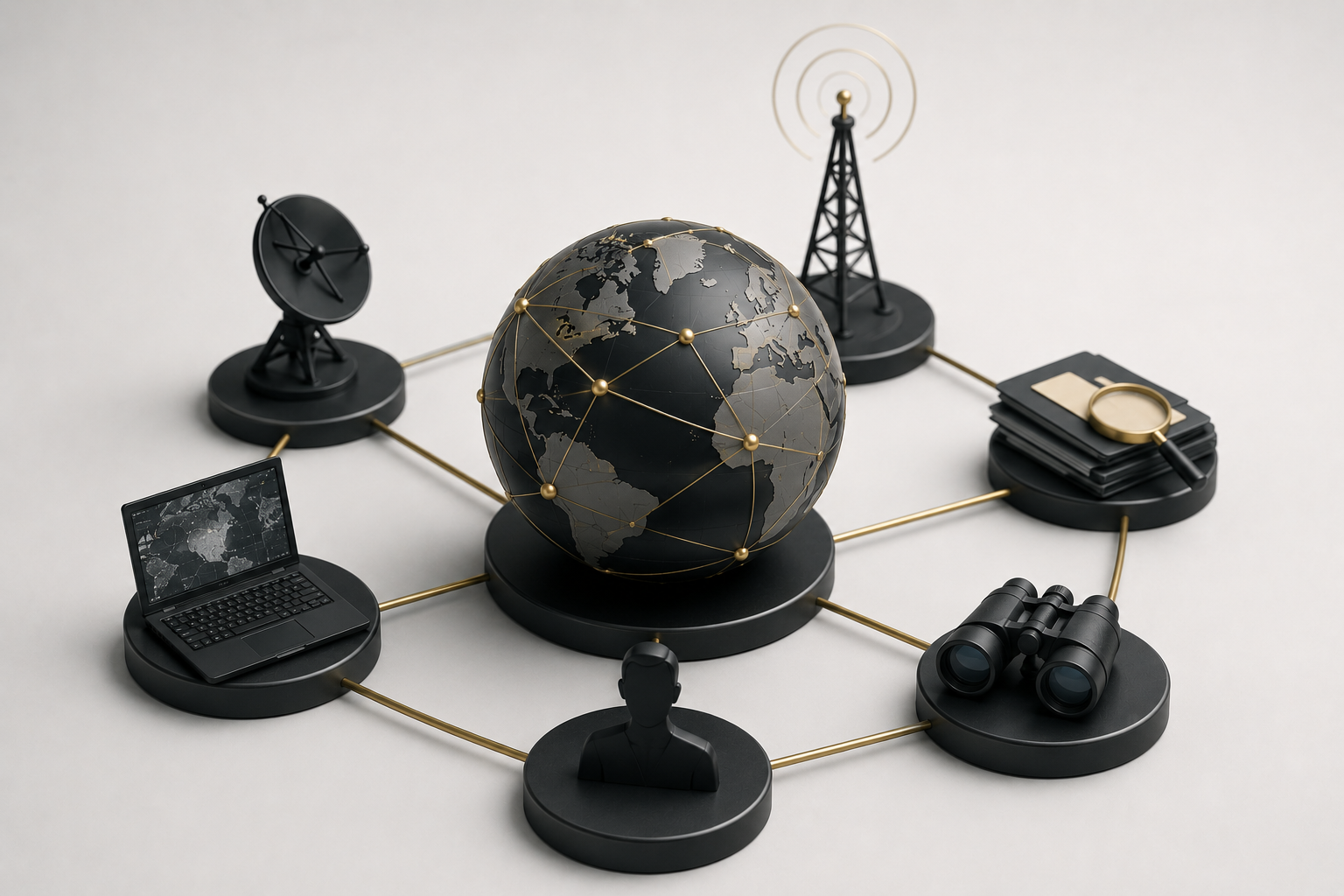 Intelligence network — global surveillance and HUMINT