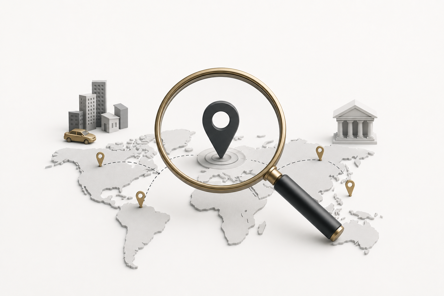 Supply chain trace — global location mapping