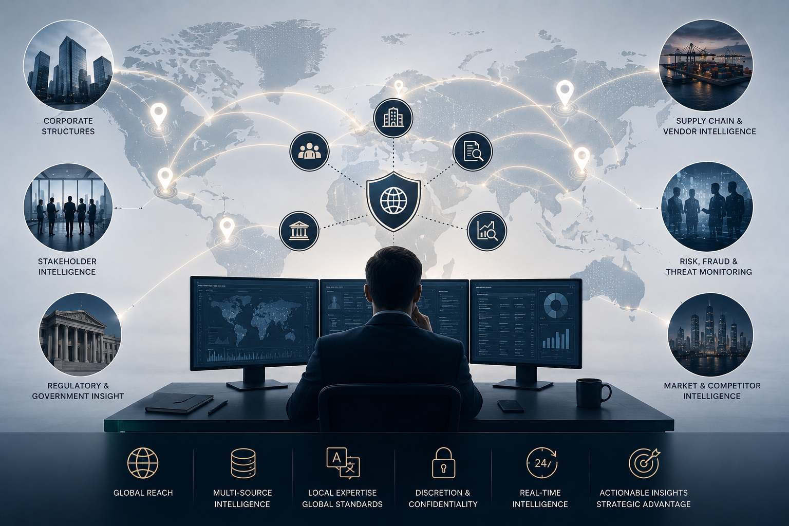 Multi-continental intelligence coordination